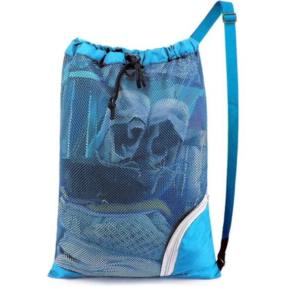 Drawstring Backpack for Men Women Athletic Gym Sports Workout Beach Swim - Picture 6 of 6